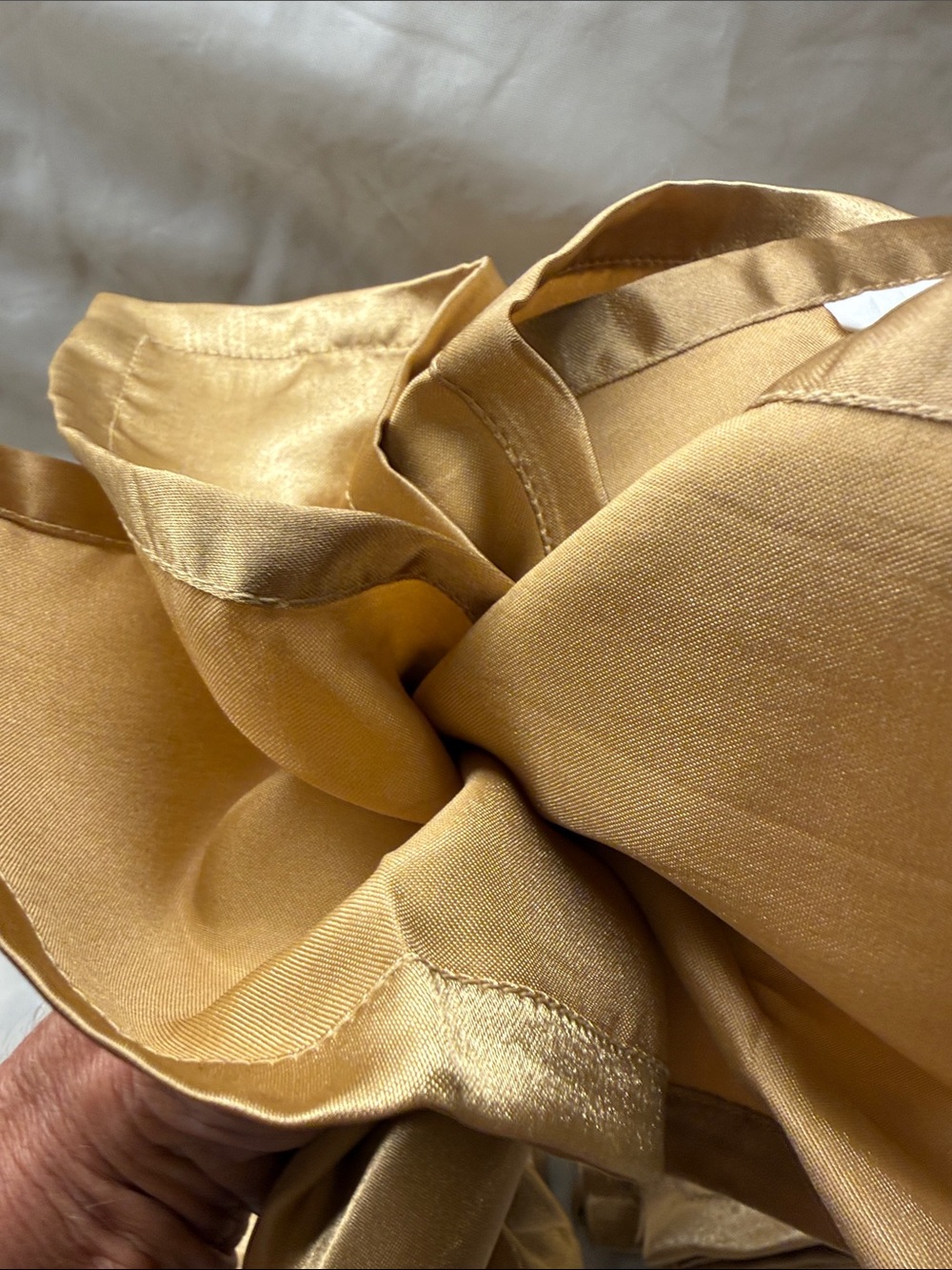 Pier 1 Gold Satin Table Napkins